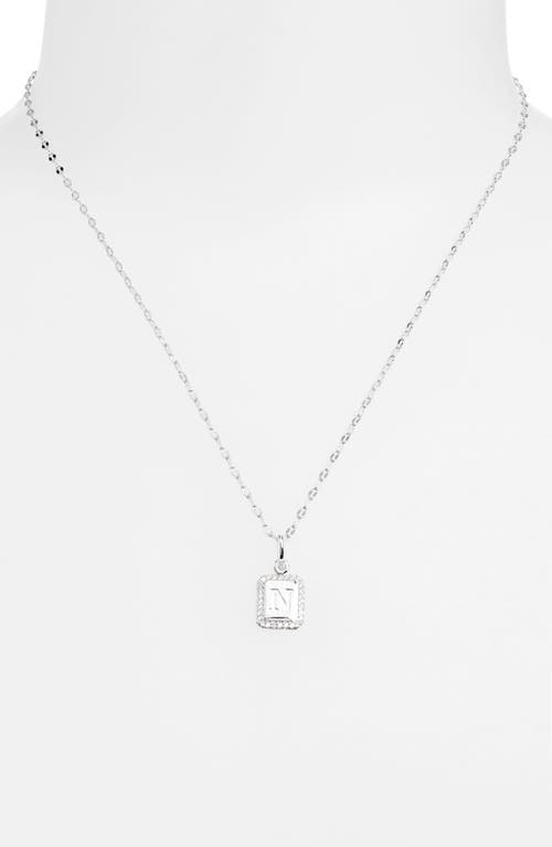 Leith Initial Pendant Necklace