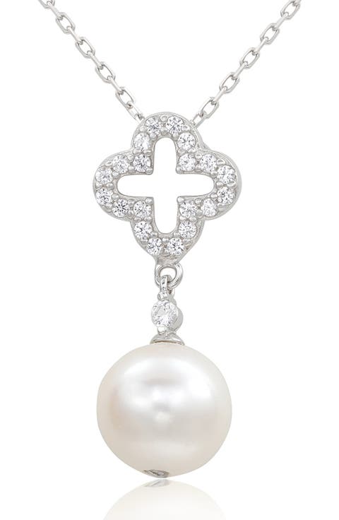 Sterling Silver Freshwater Pearl Pendant Necklace