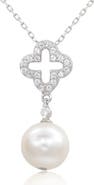 SUZY LEVIAN Sterling Silver Freshwater Pearl Pendant Necklace