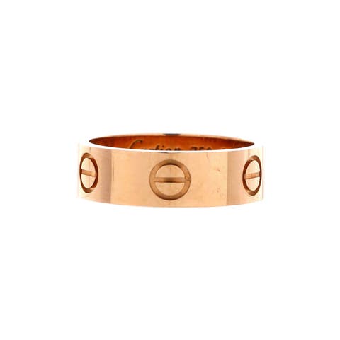Love Band Ring 18K Rose Gold