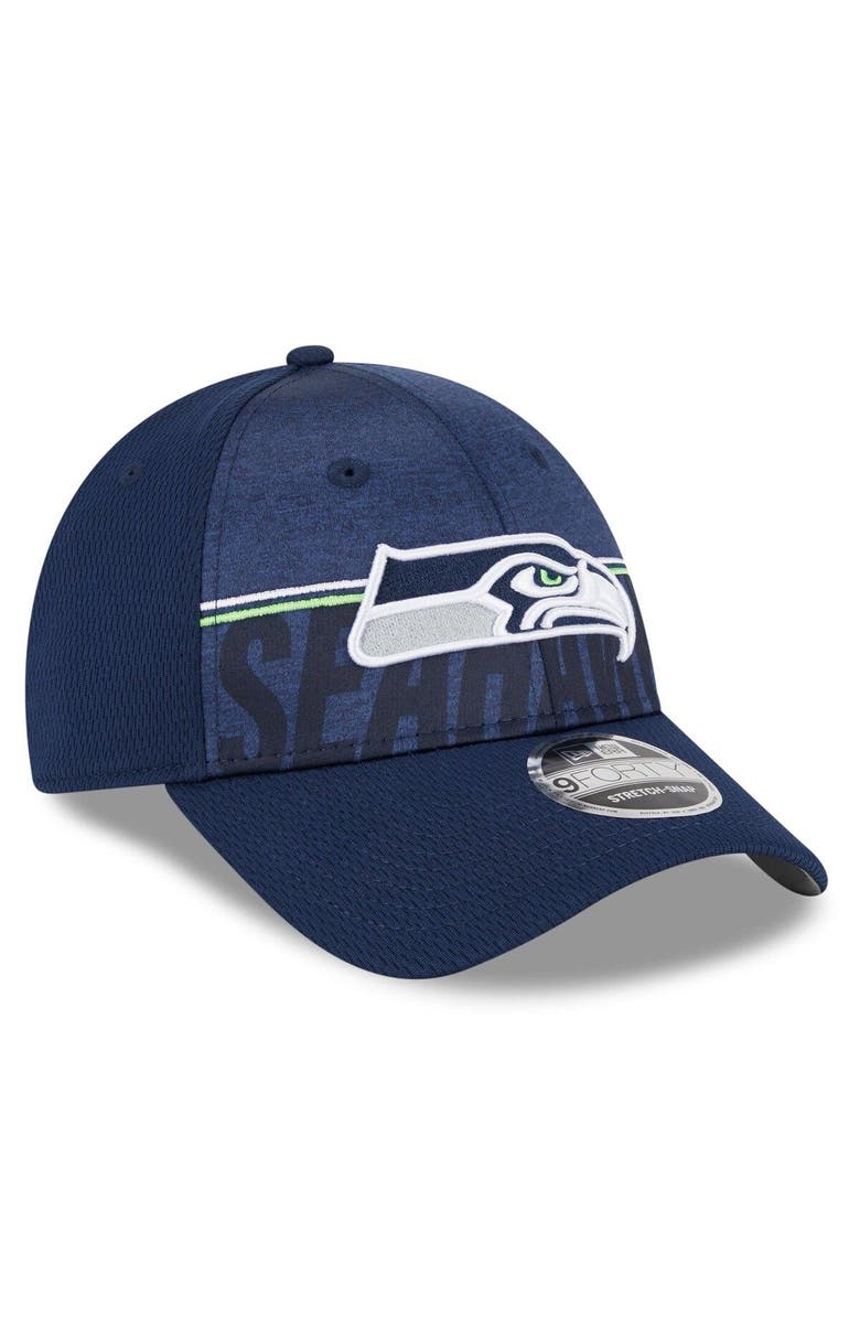 New Era Men's New Era Navy Seattle Seahawks 2023 NFL Training Camp 9FORTY Adjustable Hat, Alternate, color, 