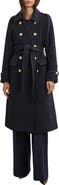 Reiss Farley Wool Blend Double Breasted Coat