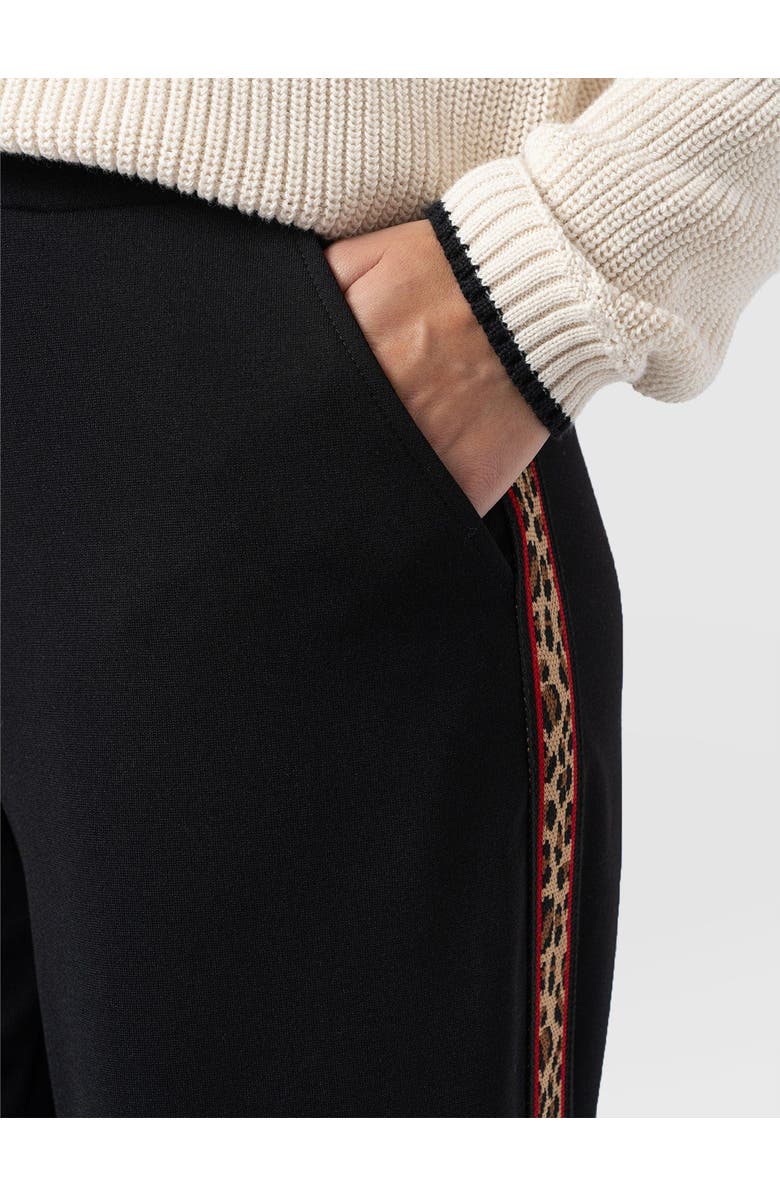 Saint + Sofia Victory Wide Leg Pant, Alternate, color, Black Leopard