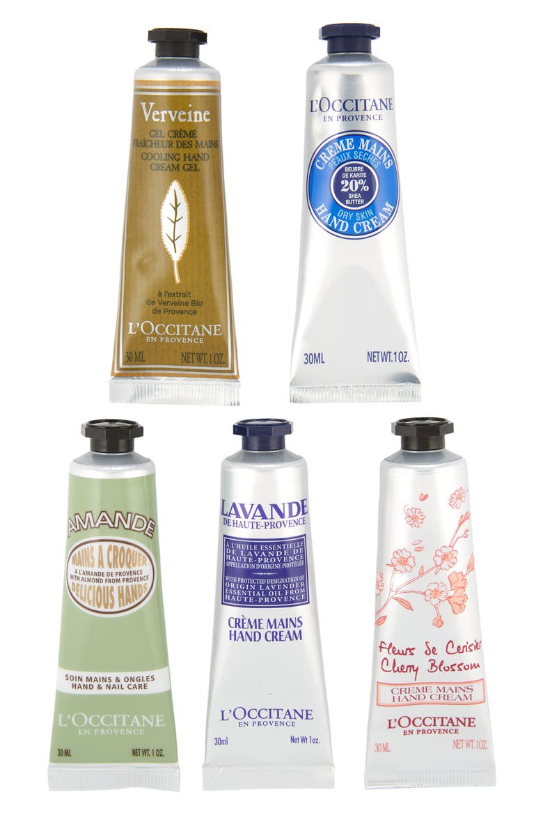 Set of 5 Hand Creams USD $62 Value, Main, color, NO COLOR
