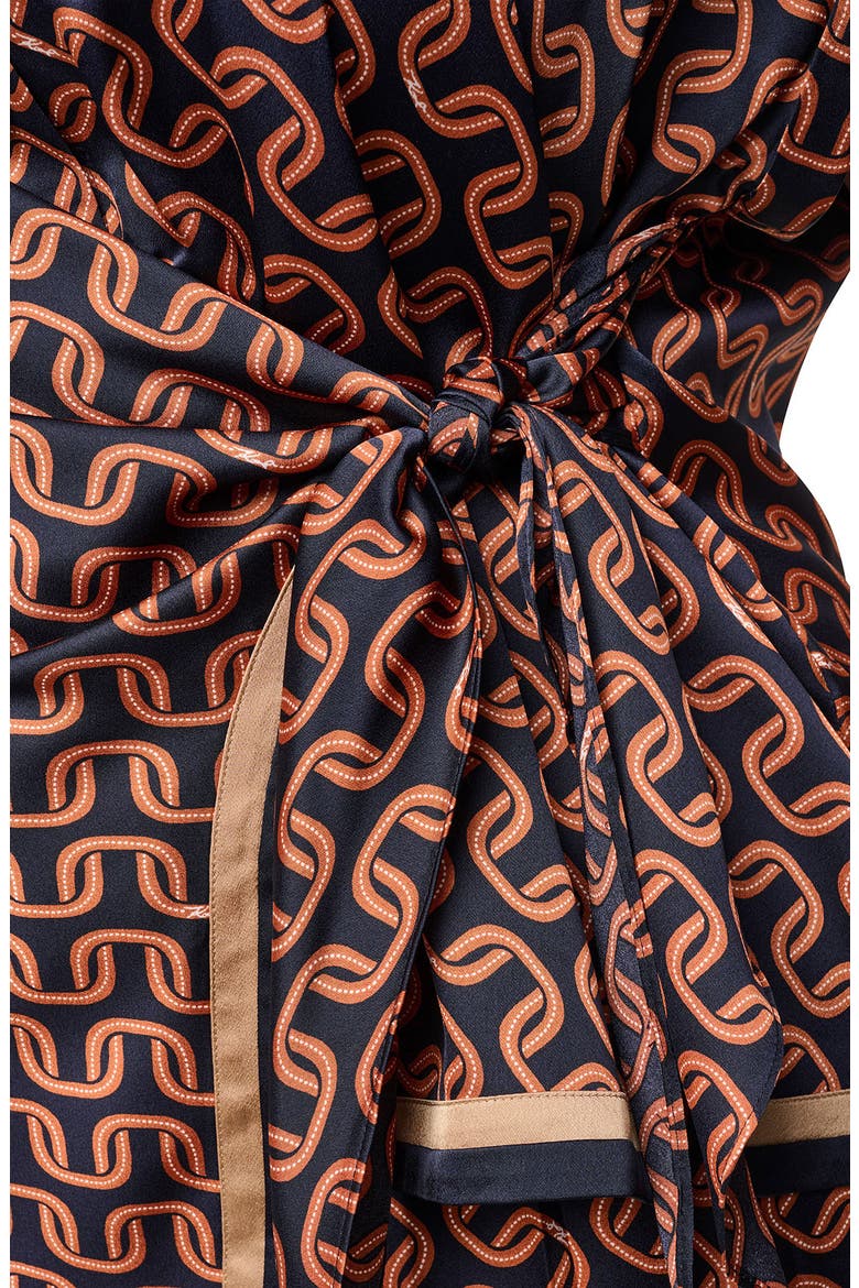 Tie Waist Satin Top, Alternate, color, MIDNIGHT NAVY/ SIENNA