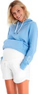 Accouchée Relax Foldover Waistband Maternity Shorts