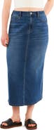 HINT OF BLU Vintage Denim Maxi Skirt