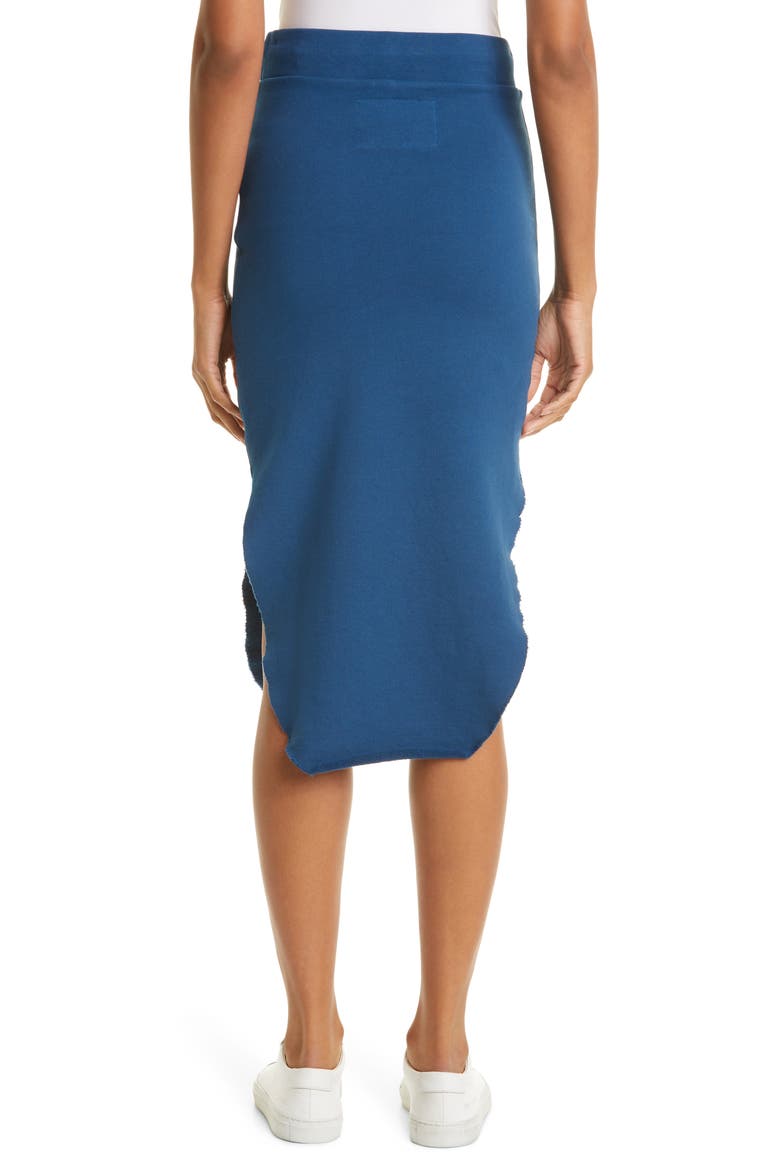 Unforgettable French Terry Skirt, Alternate, color, DEEP SEA