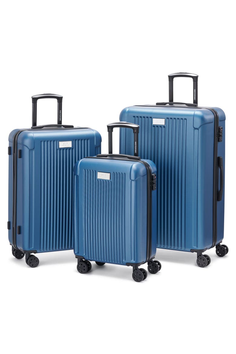 Lotus Upright Suitcase, Alternate, color, Blue Steel