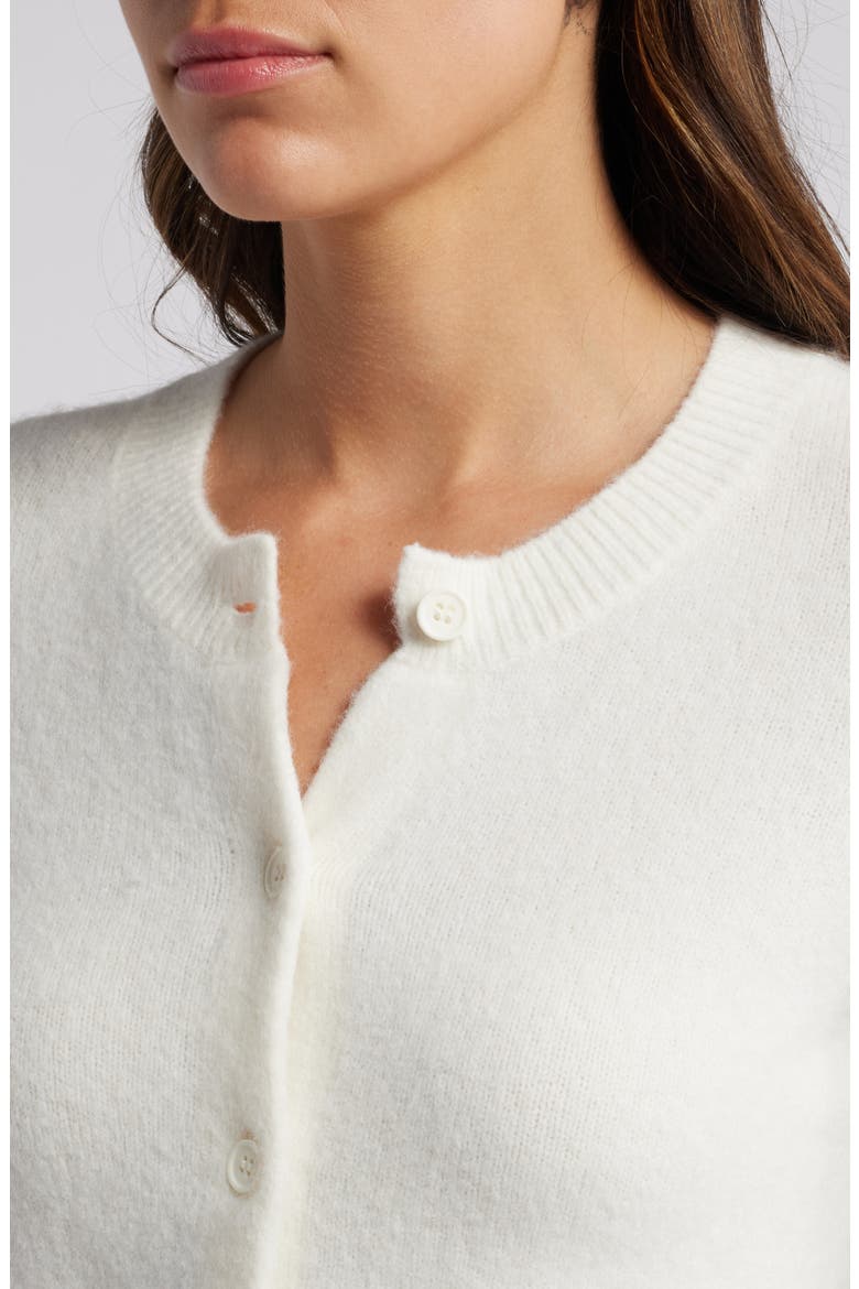 Matilda Button-Up Cardigan, Alternate, color, IVORY