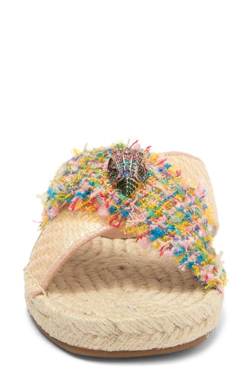 KURT GEIGER KURT GEIGER LONDON KENSINGTON ESPADRILLE SLIDE SANDAL 