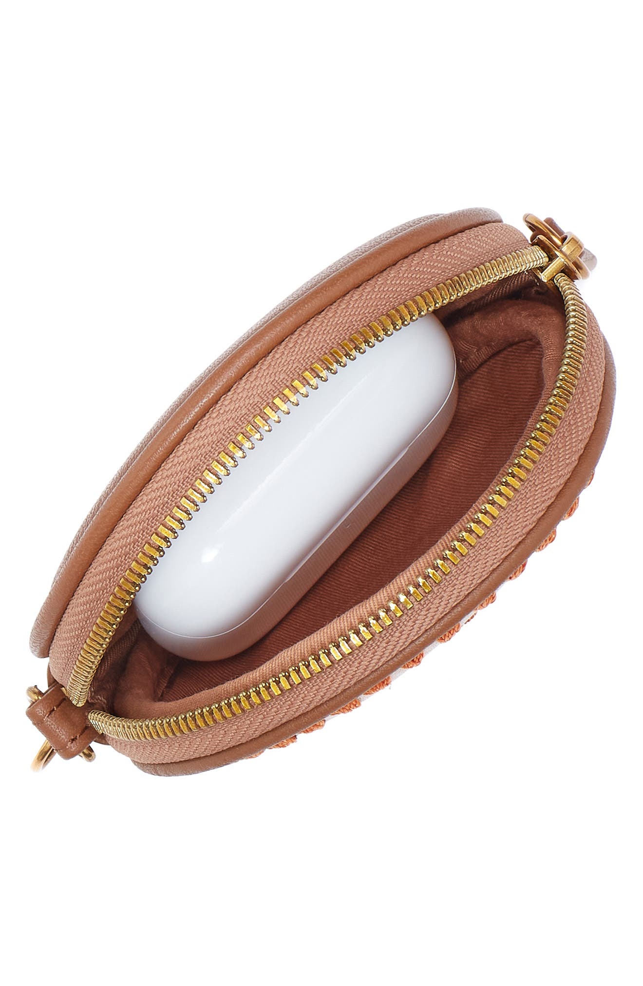 Small Revolve Bag Charm, Alternate, color, TIMBER BROWN