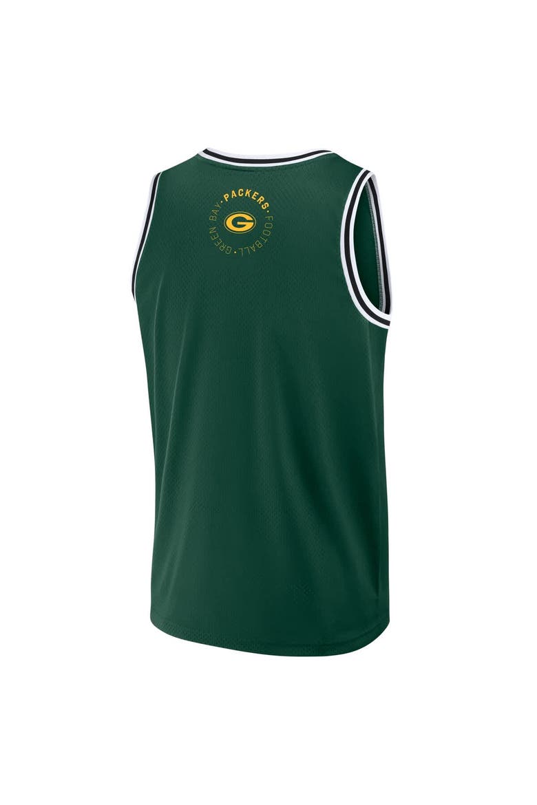 Men's Fanatics Green Green Bay Packers Elements Future Ground Jersey Tank Top, Alternate, color, Green