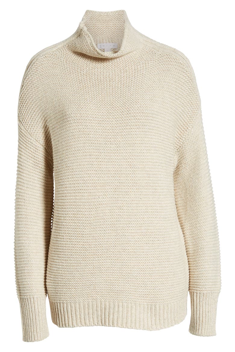 Turtleneck Sweater, Alternate, color, TAN SESAME