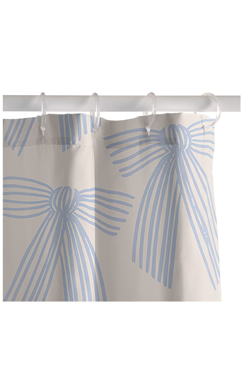 Thirtyone Illustrations Bauble Shower Curtain, Alternate, color, BEIGE