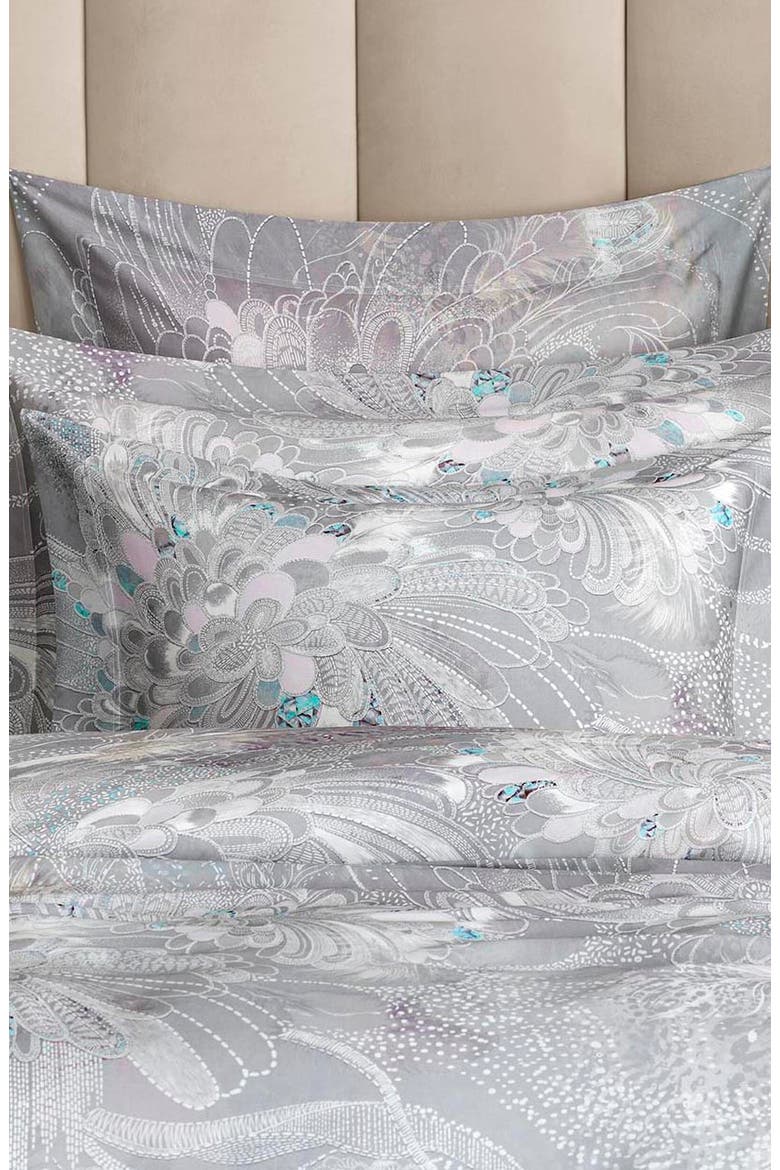 Perla pillowcase, Alternate, color, Grey
