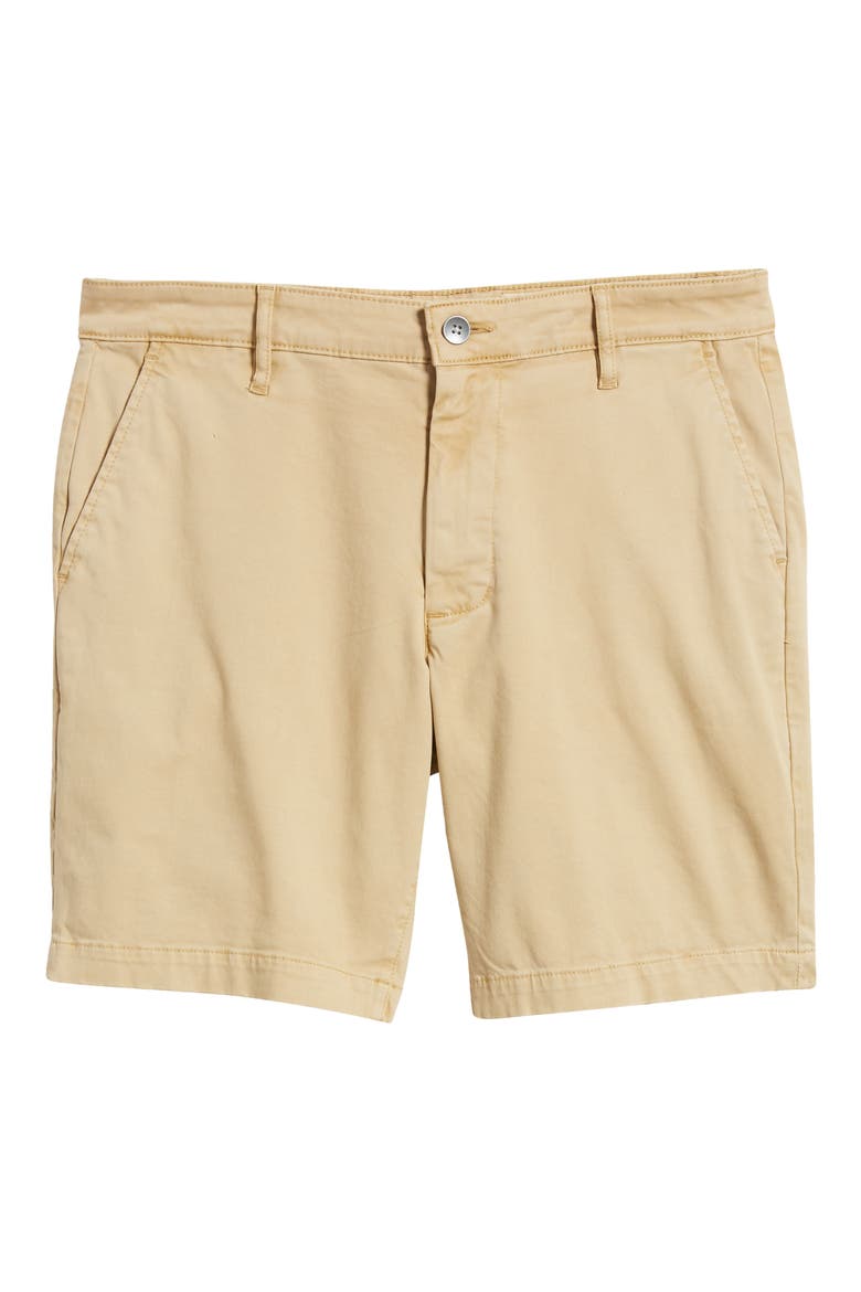Wanderer 8.5-Inch Stretch Cotton Chino Shorts, Alternate, color, SULFUR WHEAT FIELDS