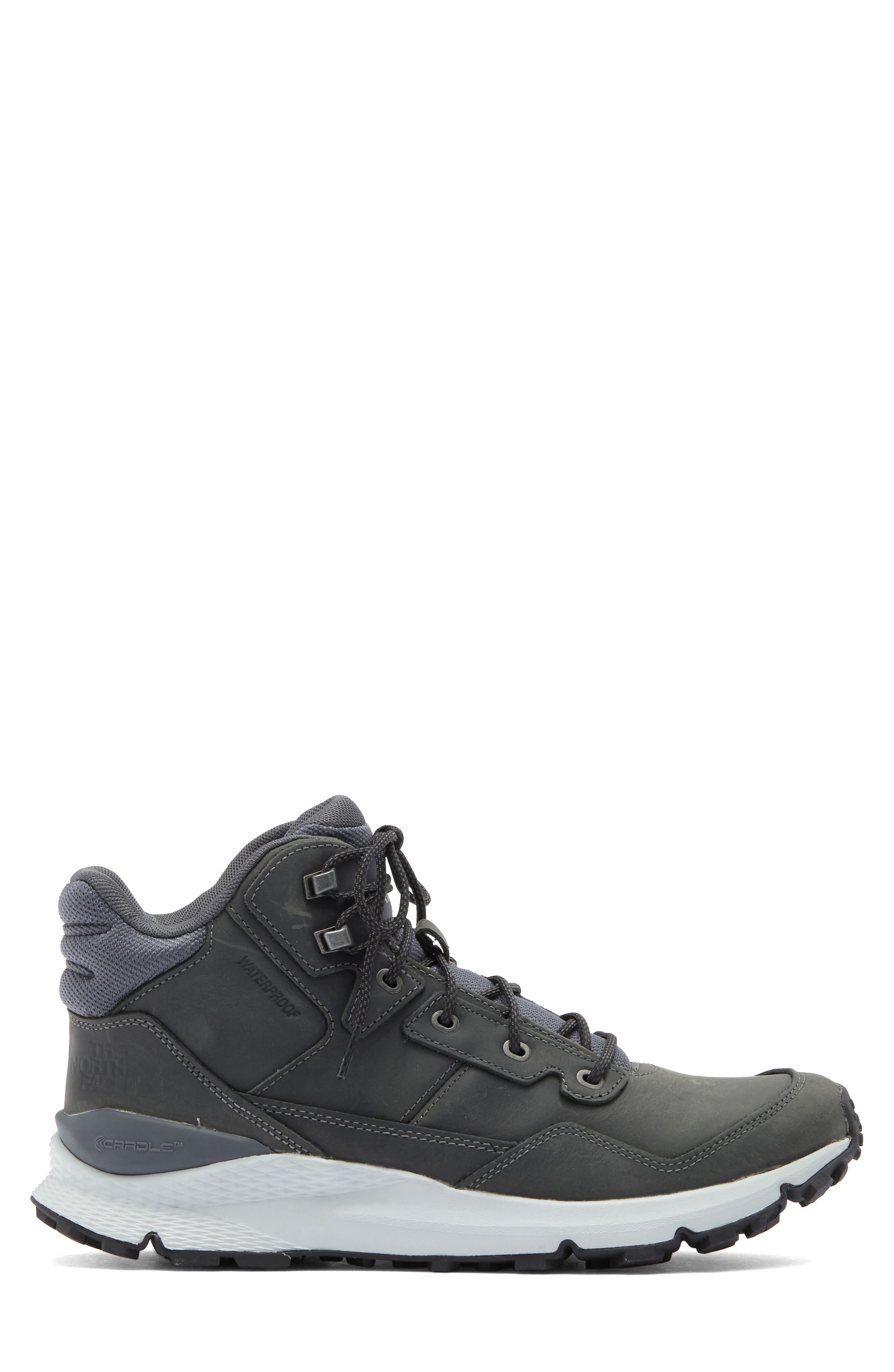 The North Face Vals II Mid Leather Waterproof Hiking Boot, Alternate, color, 