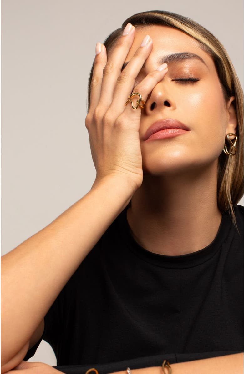 PIERETTI Cristine Ring, Alternate, color, Gold Plate