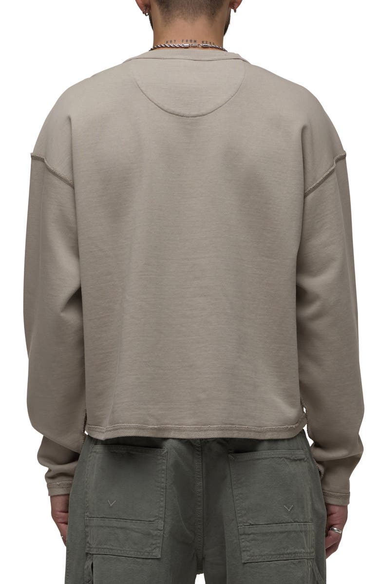 Hudson Jeans French Terry Crewneck Sweatshirt, Alternate, color, Laurel Oak