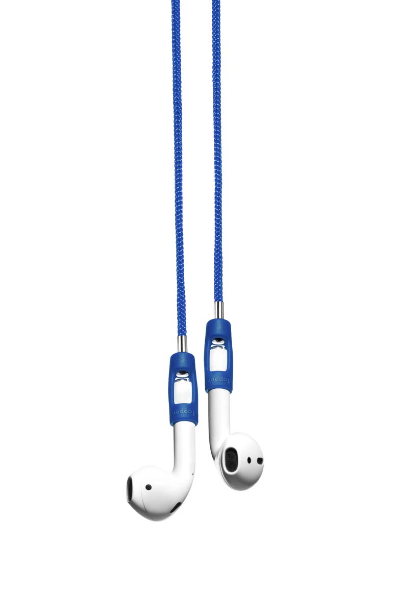 AirPod Strap, Alternate, color, BLUE NYLON/ STAINLESS STEEL