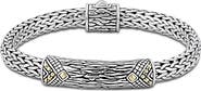 SAMUEL B. Woven Sterling Silver Bracelet