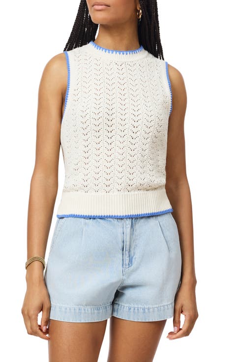Pountelle Stitch Sweater Tank