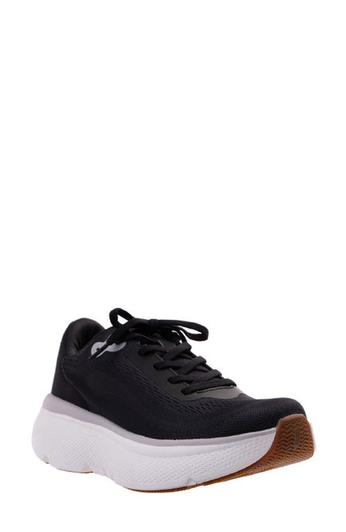 Revitalign Gaia Walking Sneaker in Black 