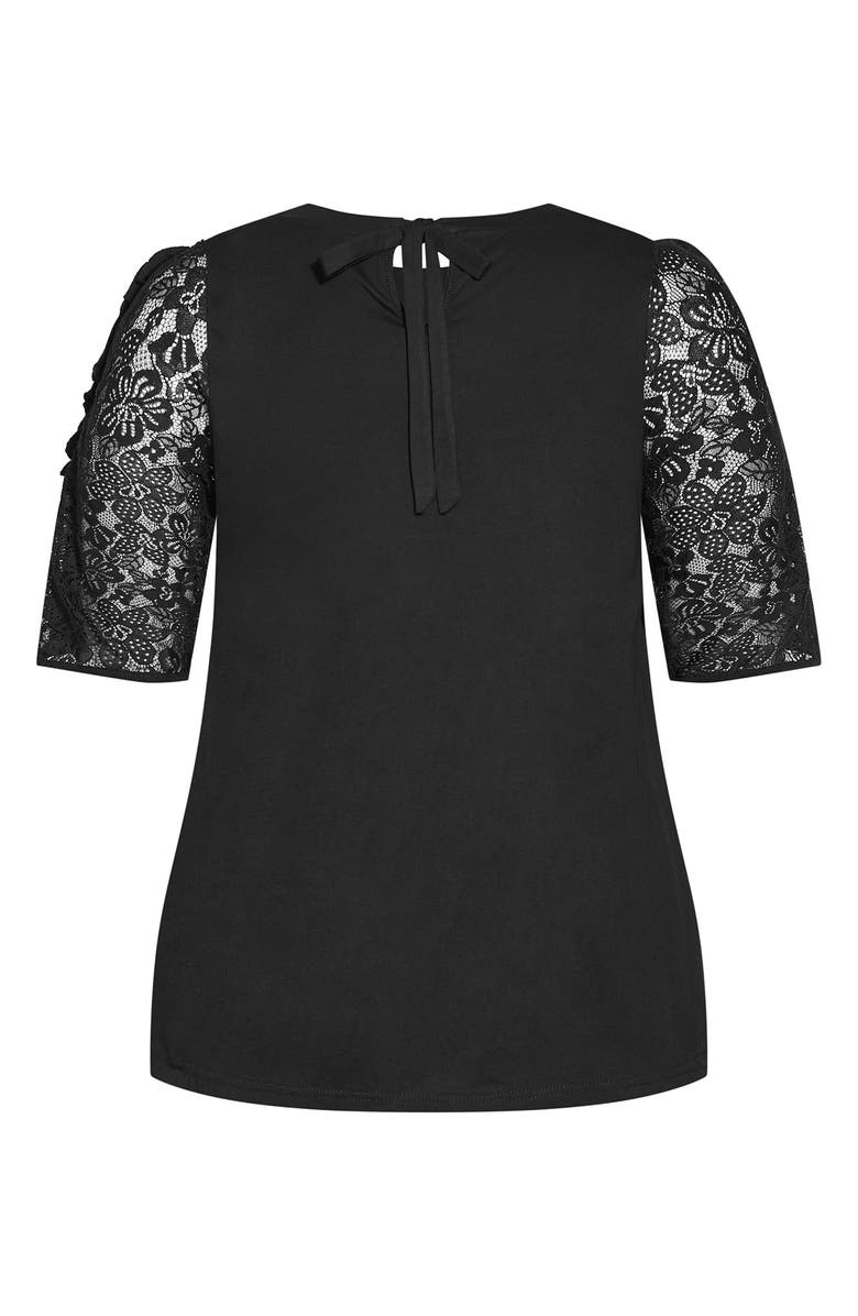 City Chic Soft Bay Cotton Top, Alternate, color,