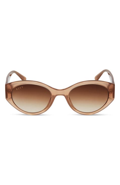 Linnea 55mm Oval Sunglasses