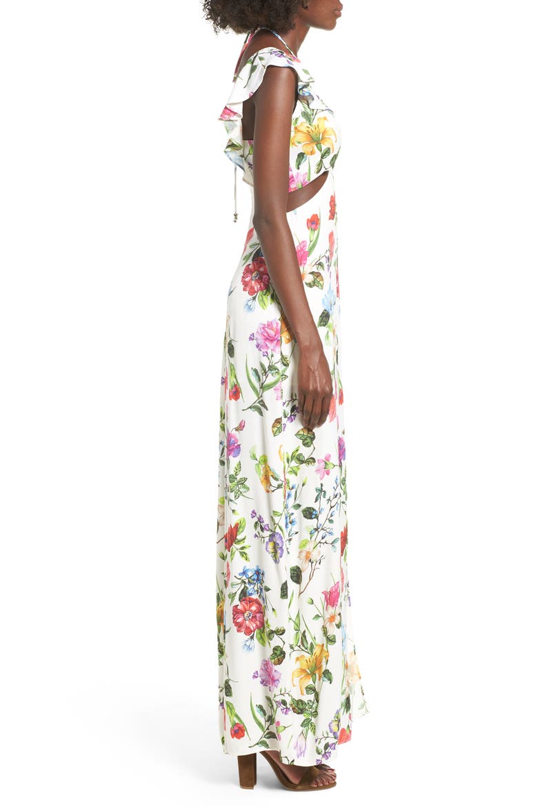 Alya Maxi Dress, Alternate, color, JARDIN BLANC