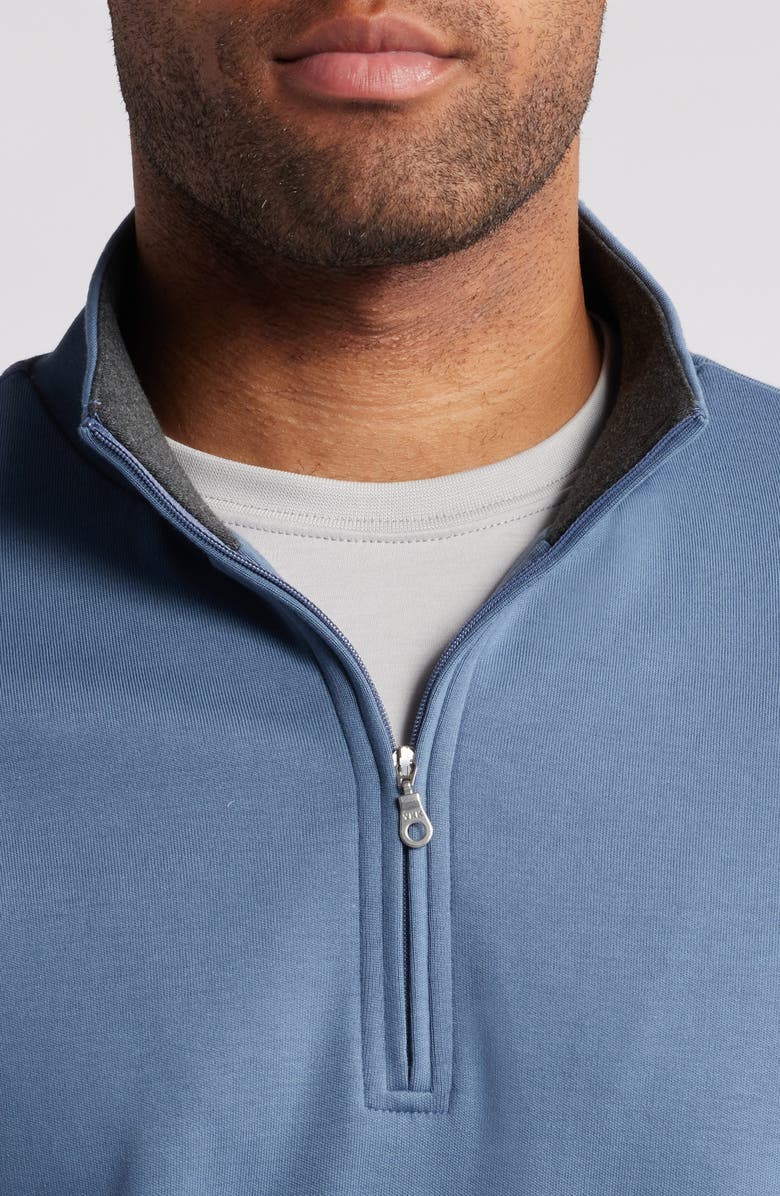 Scott Barber Pima Cotton Interlock Quarter Zip Pullover, Alternate, color, 