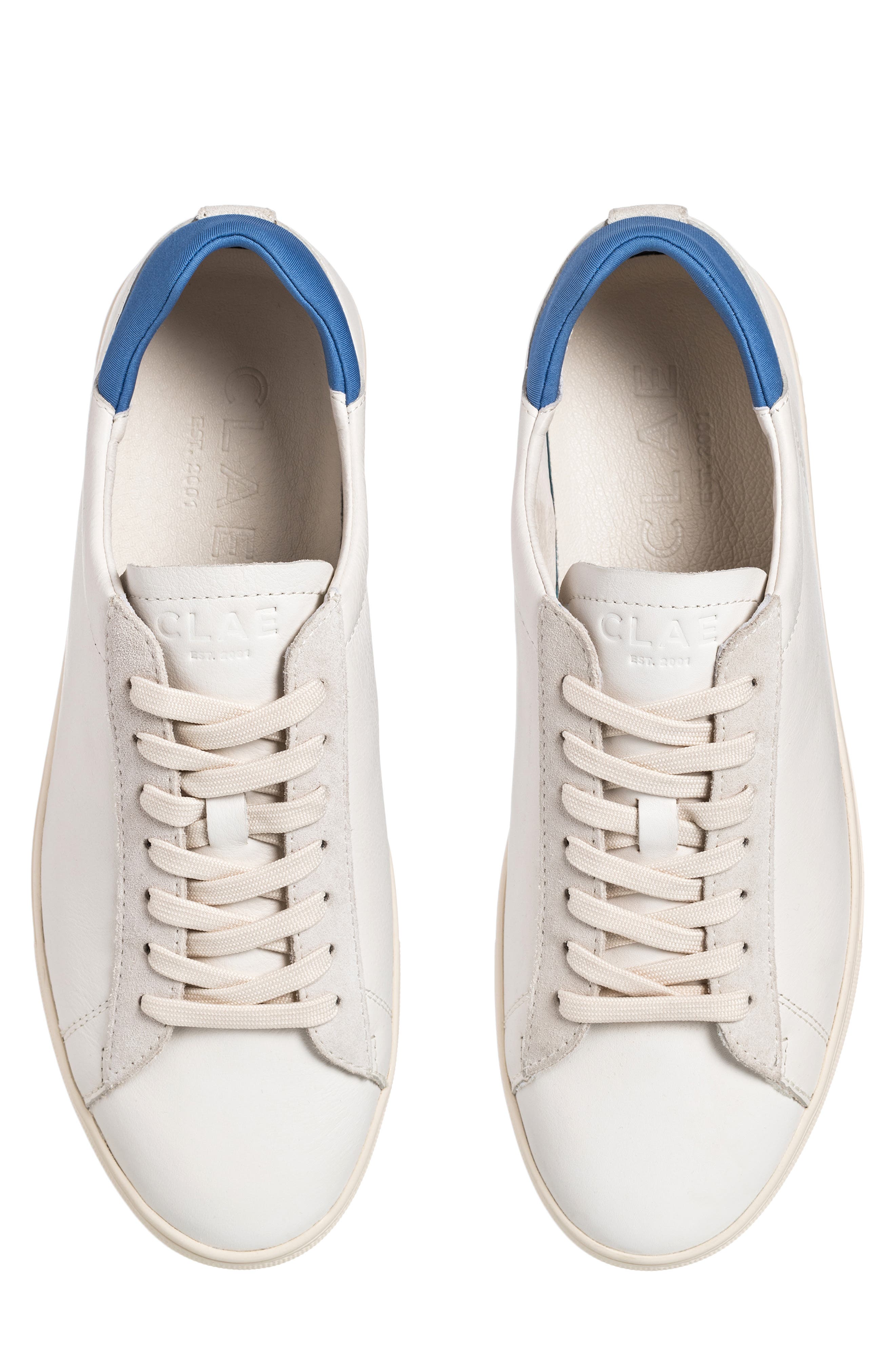 Bradley Sneaker, Alternate, color, OFFWHITE PEBBLE BLUE
