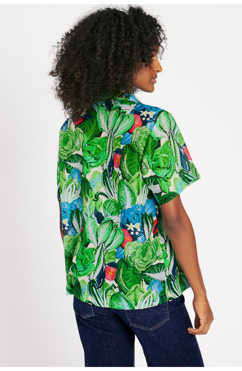 RACHEL ANTONOFF James Shirt, Alternate, color, Radicchio & Citrus