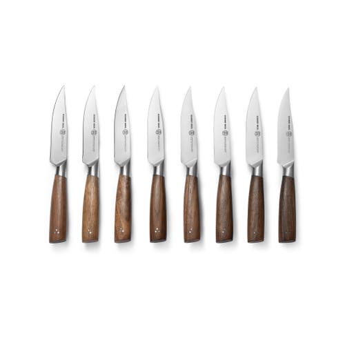 Schmidt Brothers Cutlery Delta 8-piece Knife Block Set In Brown