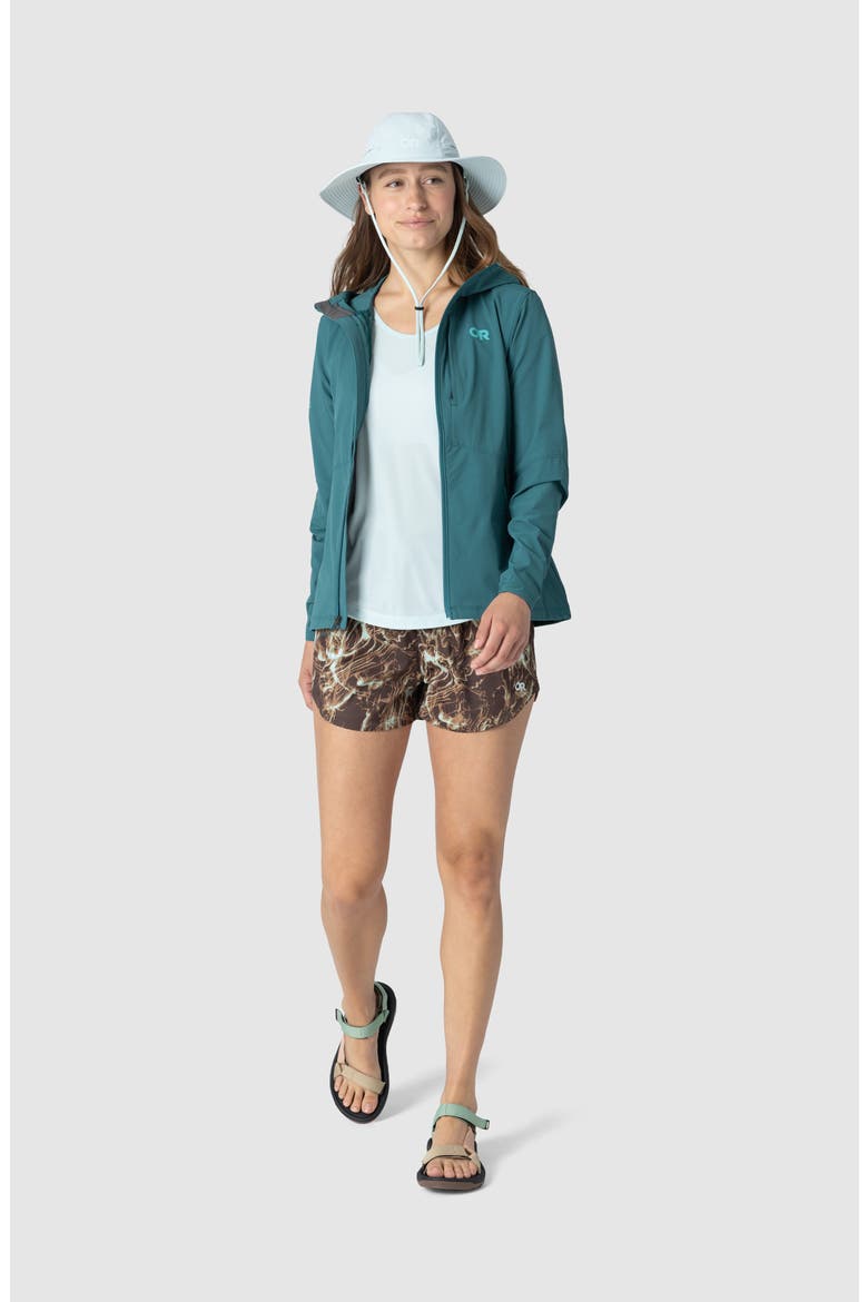 Odyssey Multi Shorts, Alternate, color, CHESTNUT ALCOVE PRINT