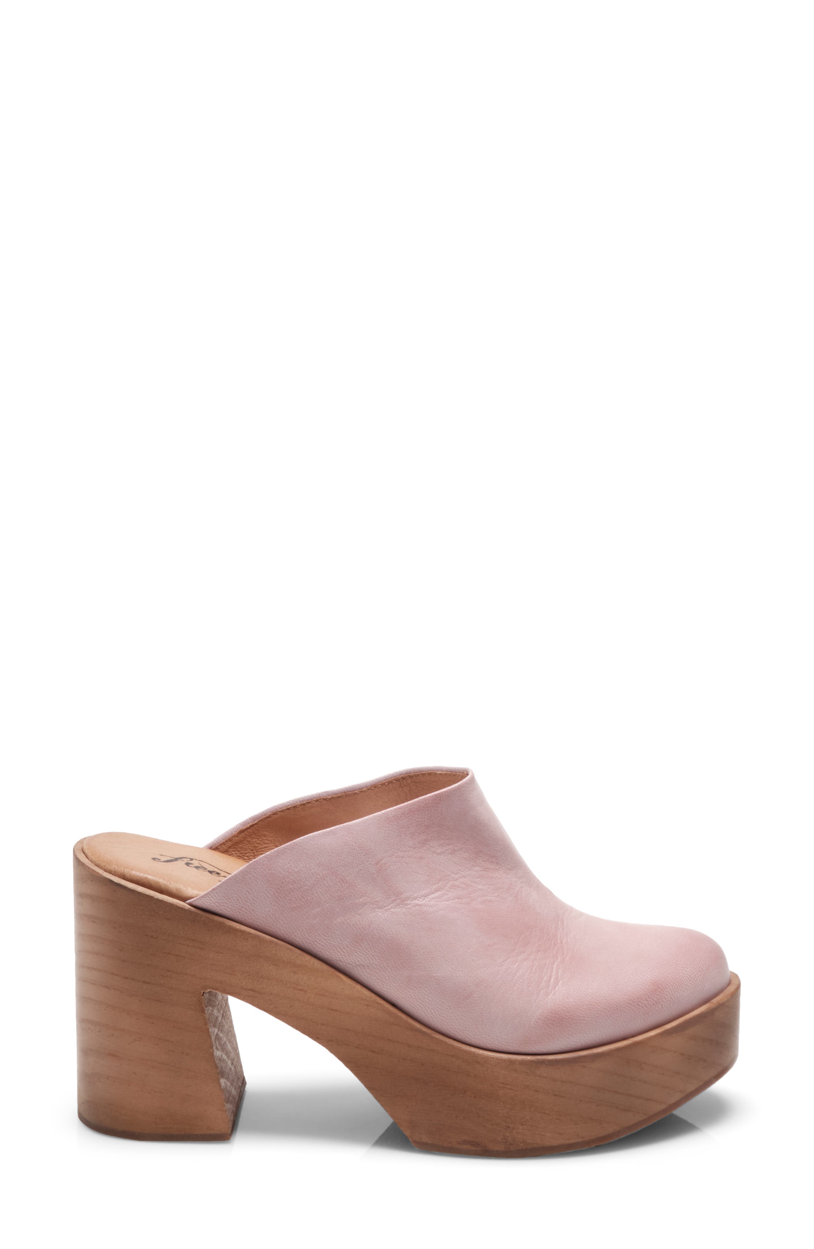 Suki Platform Clog, Alternate, color, ROSE