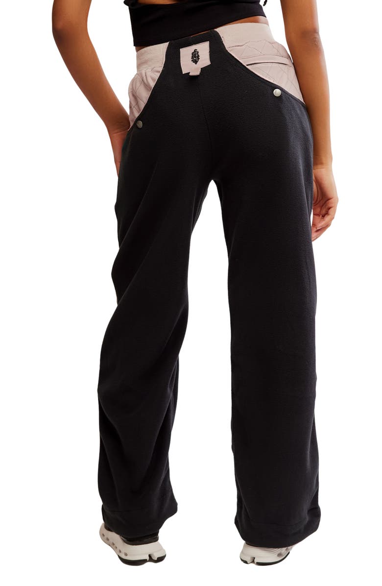 Free People FP Movement Snow Day Pants, Alternate, color, Black Combo