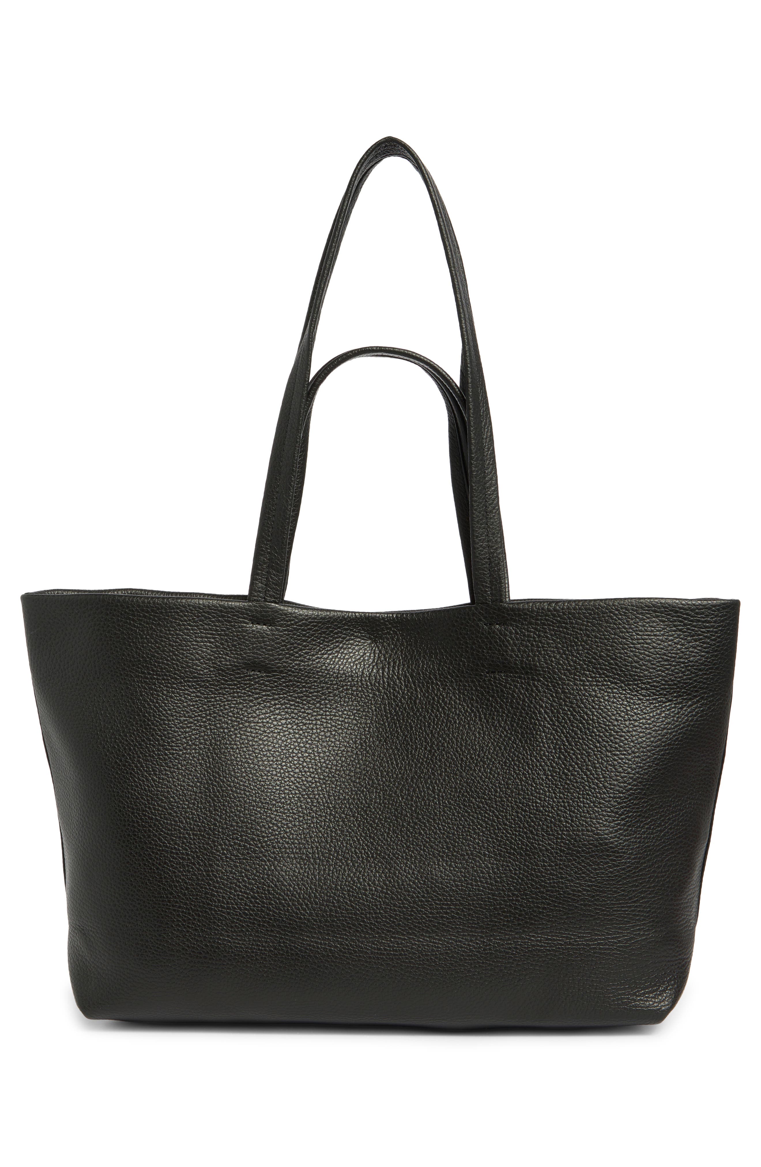 Cuyana Small Easy Leather Tote, Alternate, color, 