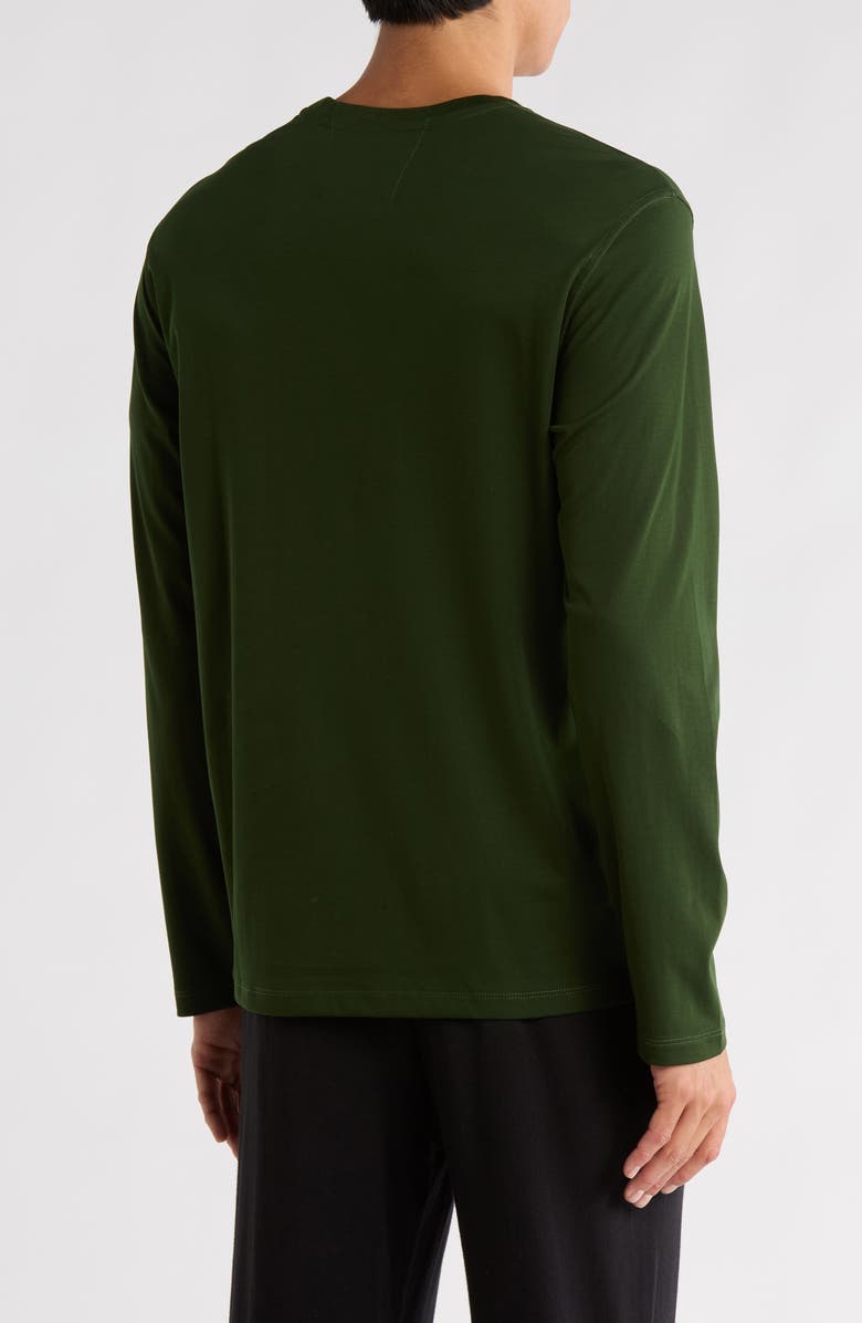 Daniel Buchler Super Fine Cotton Blend Top, Alternate, color, Olive