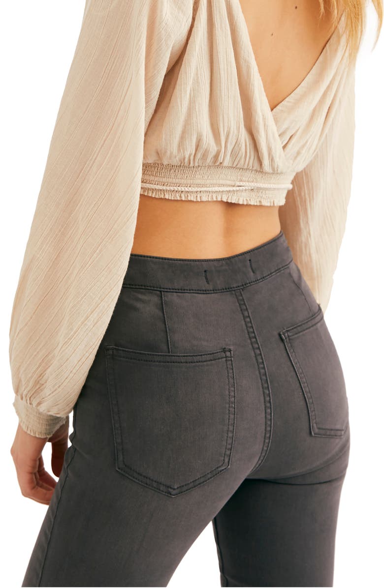 Free People We the Free High Waist Flare Jeans, Alternate, color,