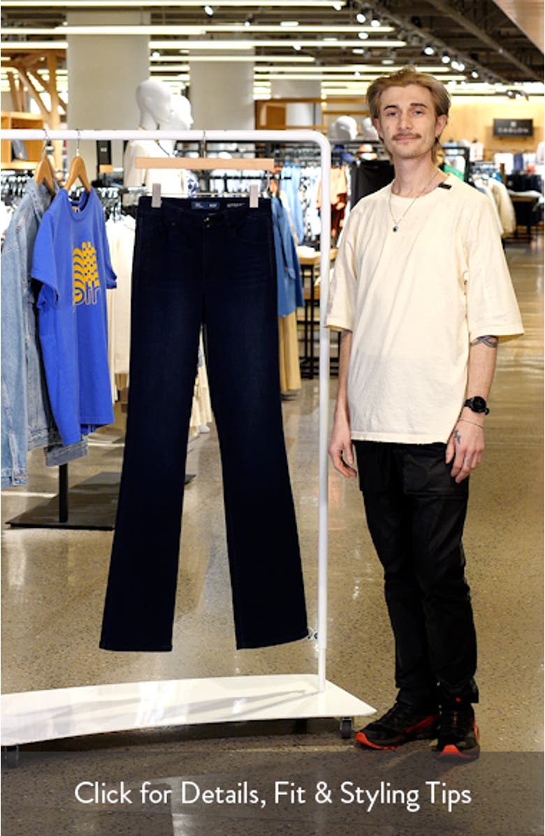 Better Butter High Waist Extralong Slim Bootcut Jeans, sales video thumbnail