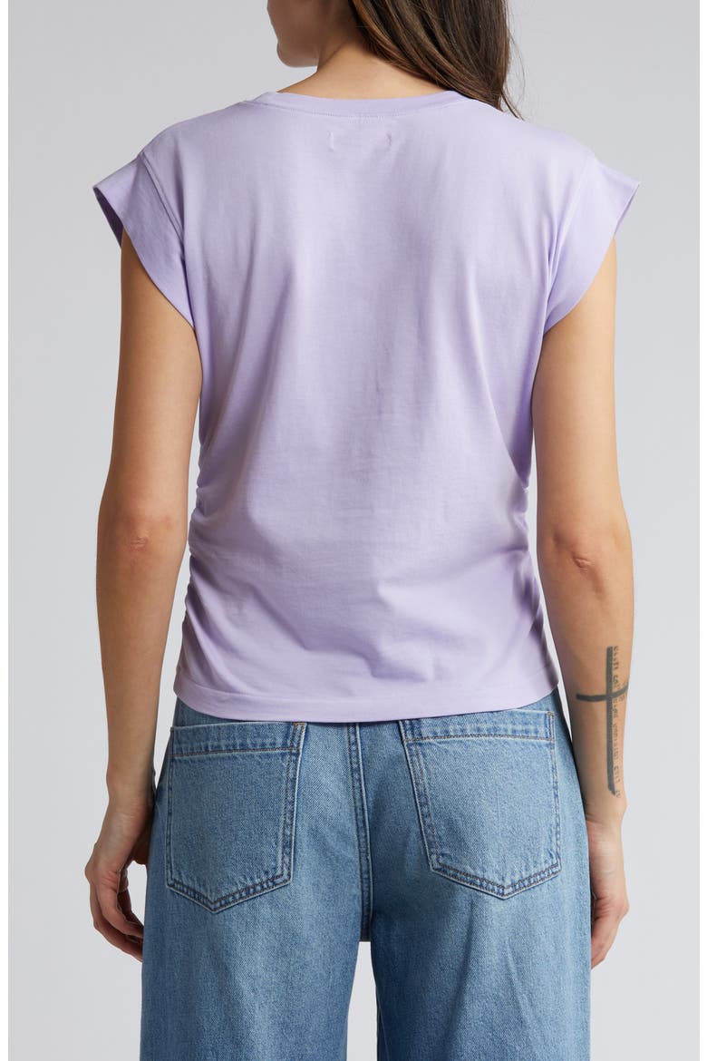 Side Cinch Muscle Tee, Alternate, color, SUBTLE LAVENDER