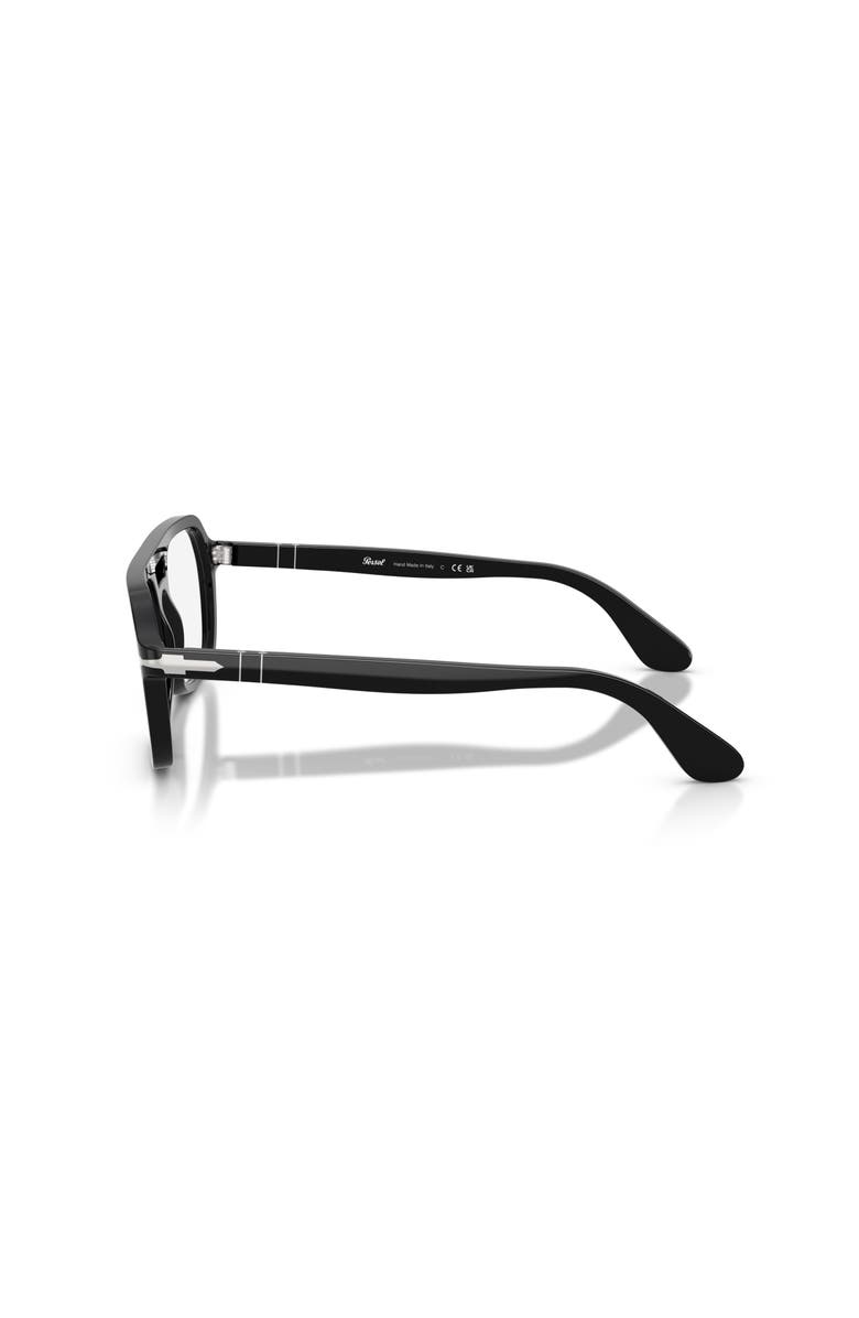 Persol 56mm Square optical glasses, Alternate, color, Black