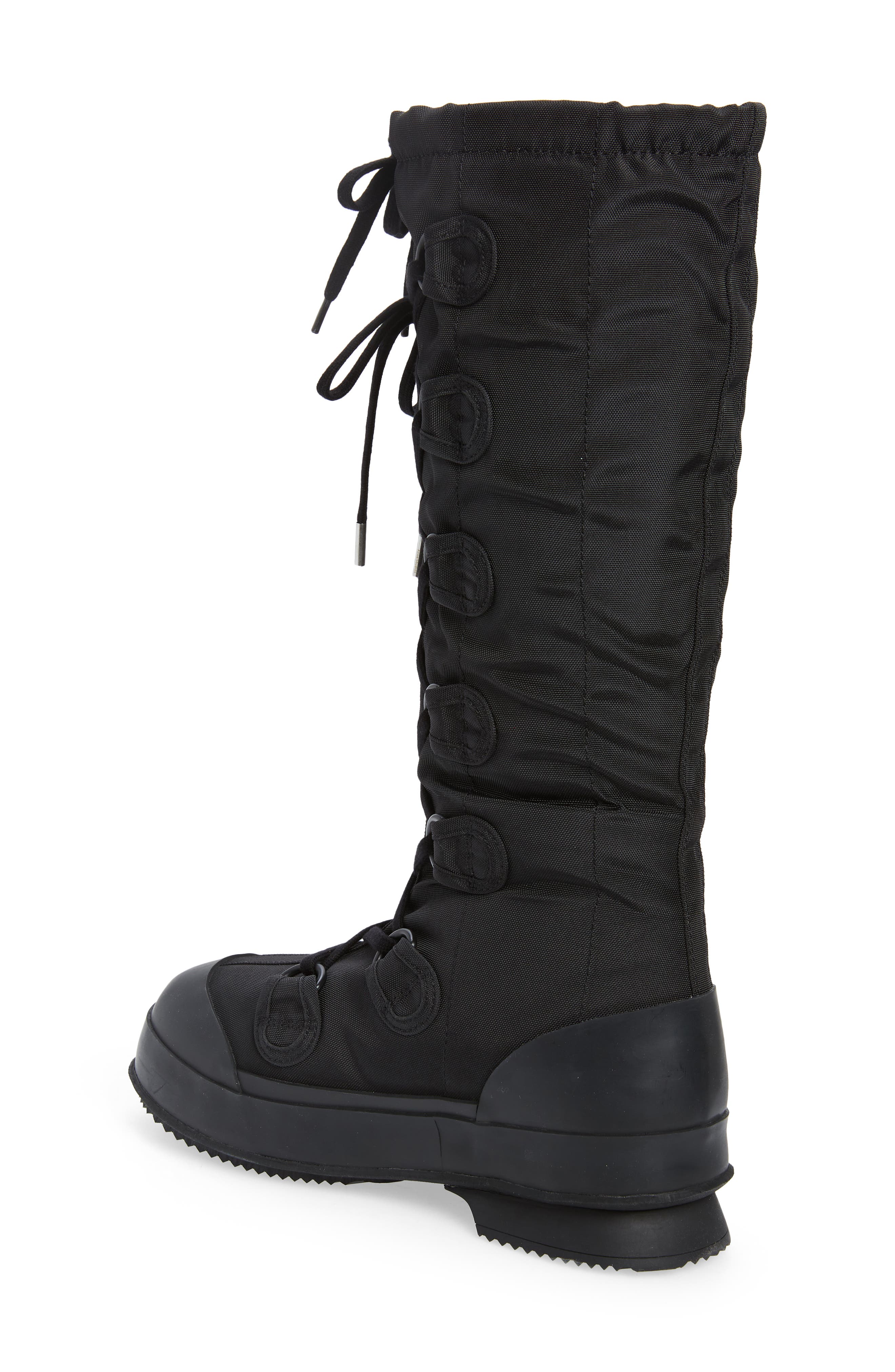 Acne Studios Brema Lace-Up Tall Boot, Alternate, color, 