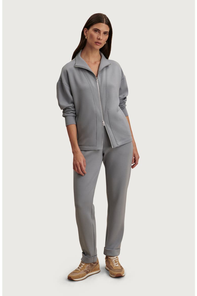 Arlene Zip-Up Fleece Jacket, Alternate, color, WIND BLUE