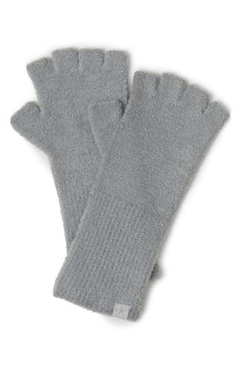 Barefoot Dreams Cozychic Lite Fingerless Gloves In Gold