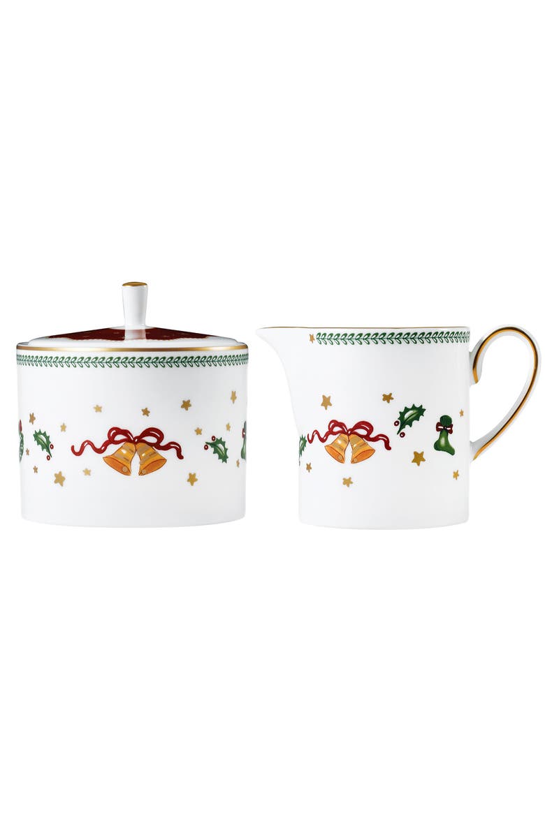 Prouna My Noel Sugar & Creamer Set, Main, color, White