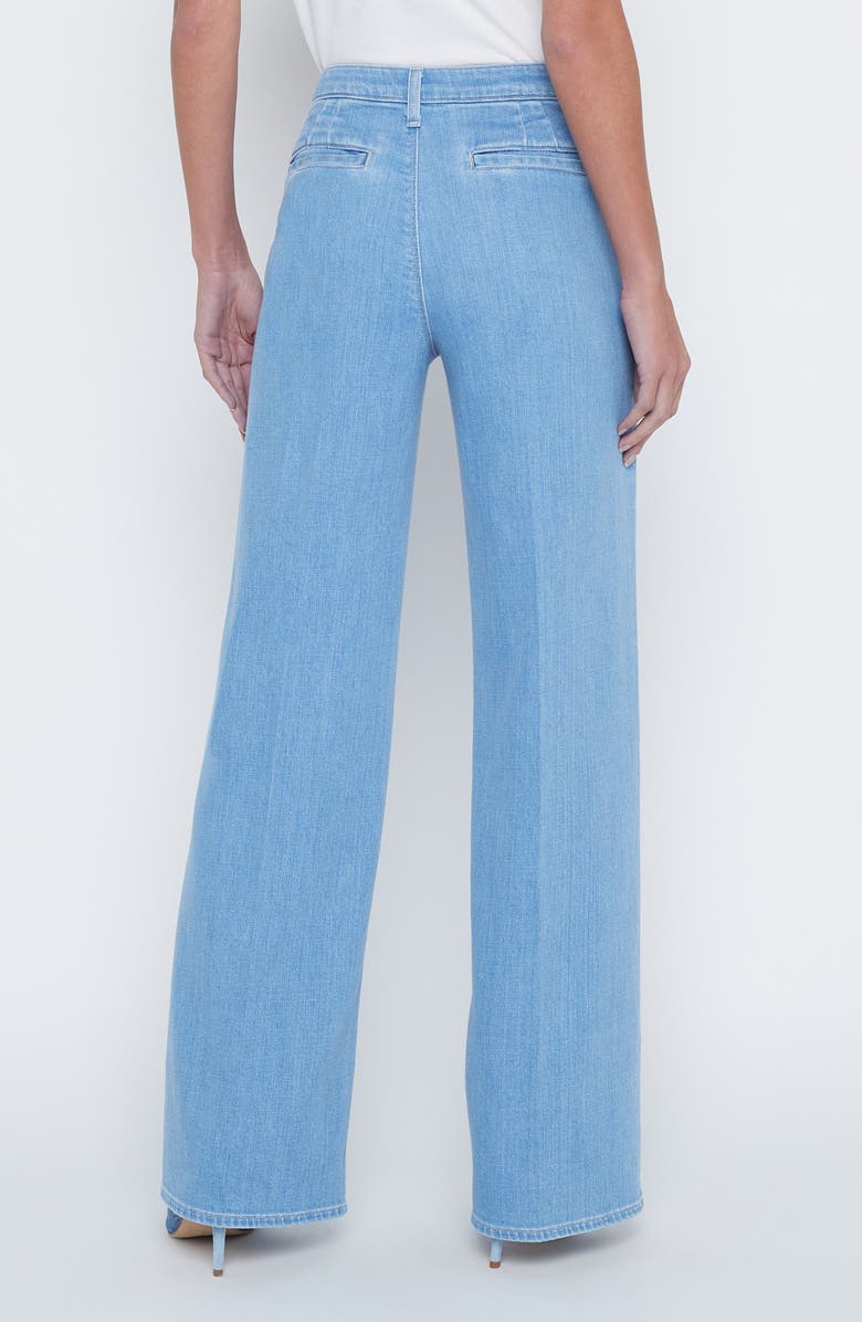 L'AGENCE High Waist Wide Leg Jeans, Alternate, color, 