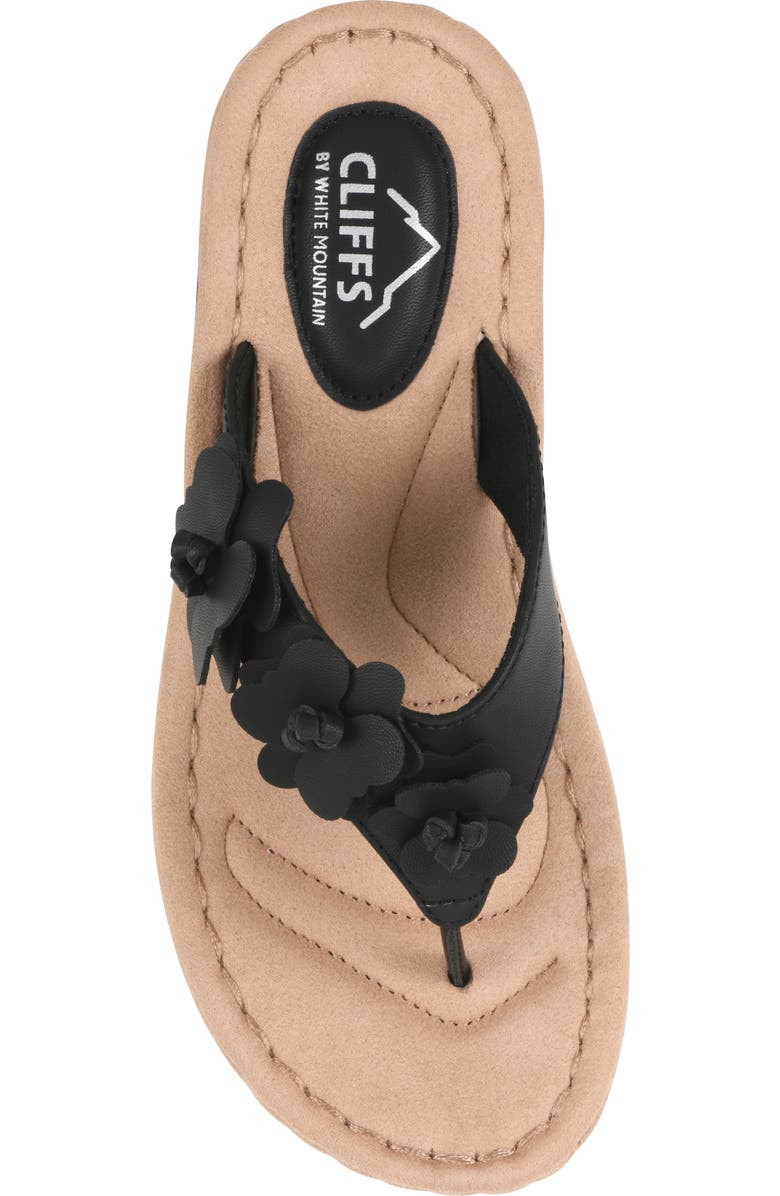 CLIFFS BY WHITE MOUNTAIN Cassilia Mini Wedge Sandal - Wide Width Available, Alternate, color,